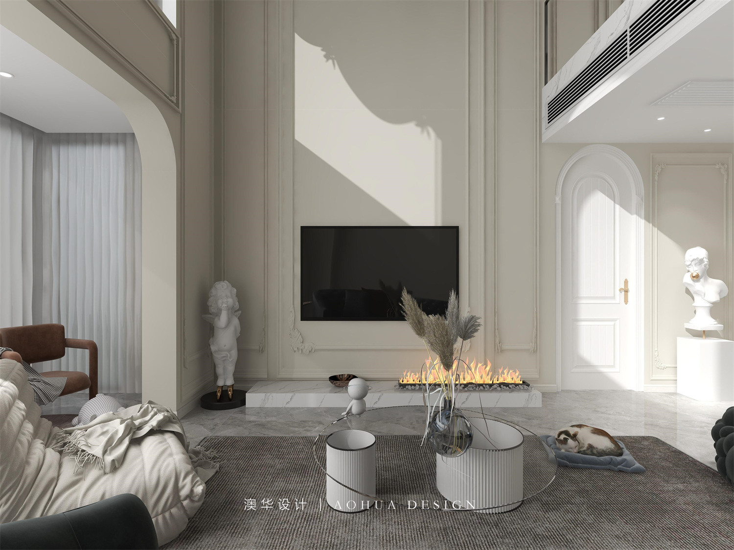 金地悅江時代-朗灣區,法式,武漢裝修