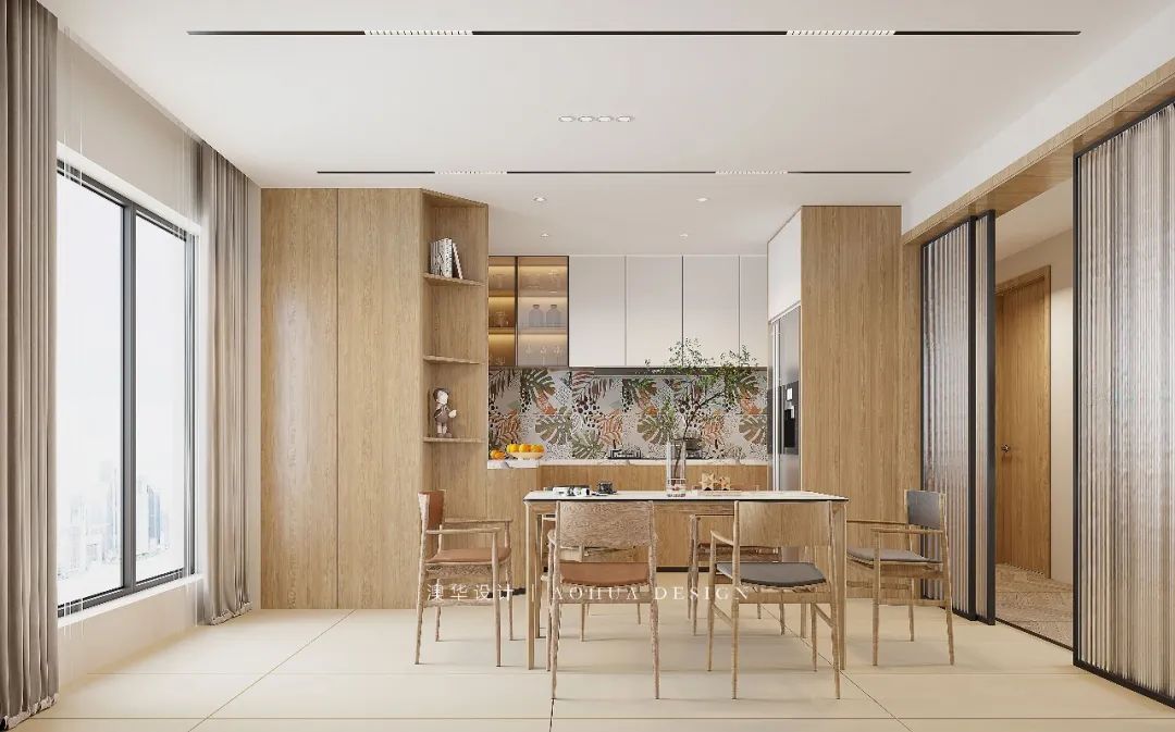 榮盛華庭,原木風