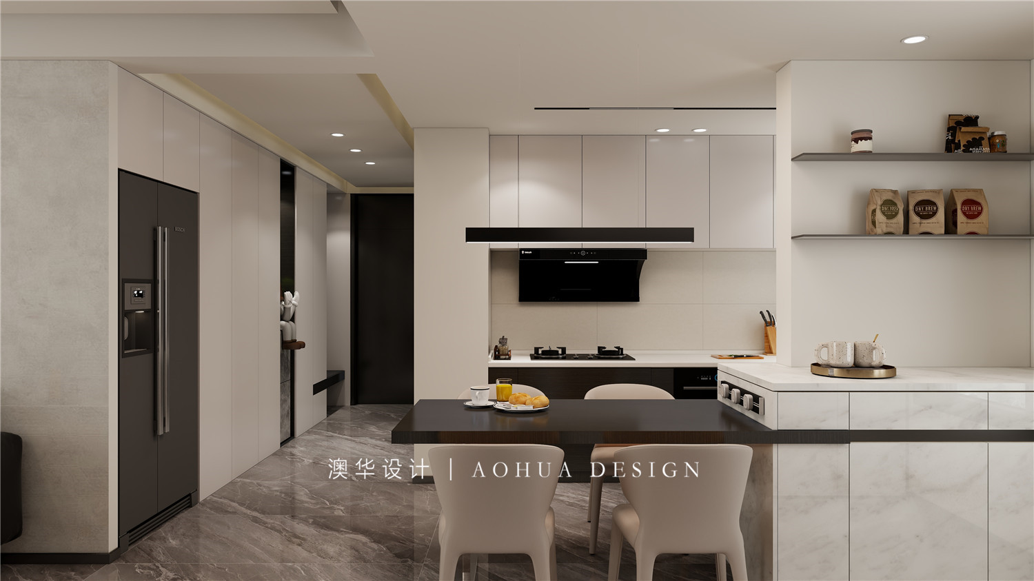 中建壹品瀾灣125㎡現代風