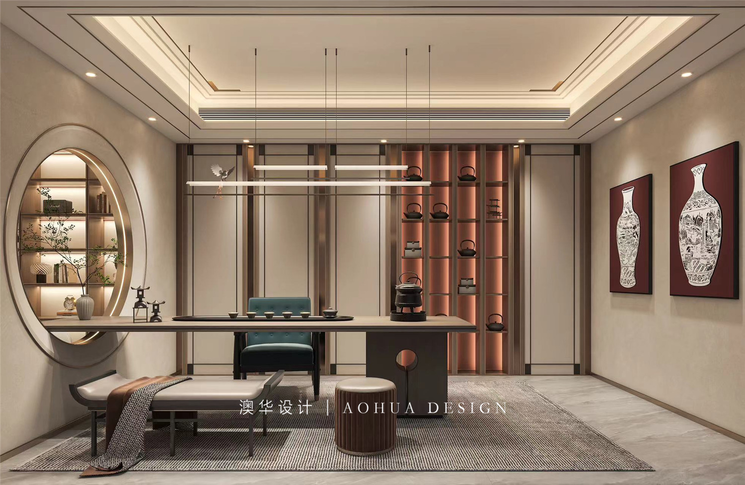 中糧光谷祥云400㎡現代中式