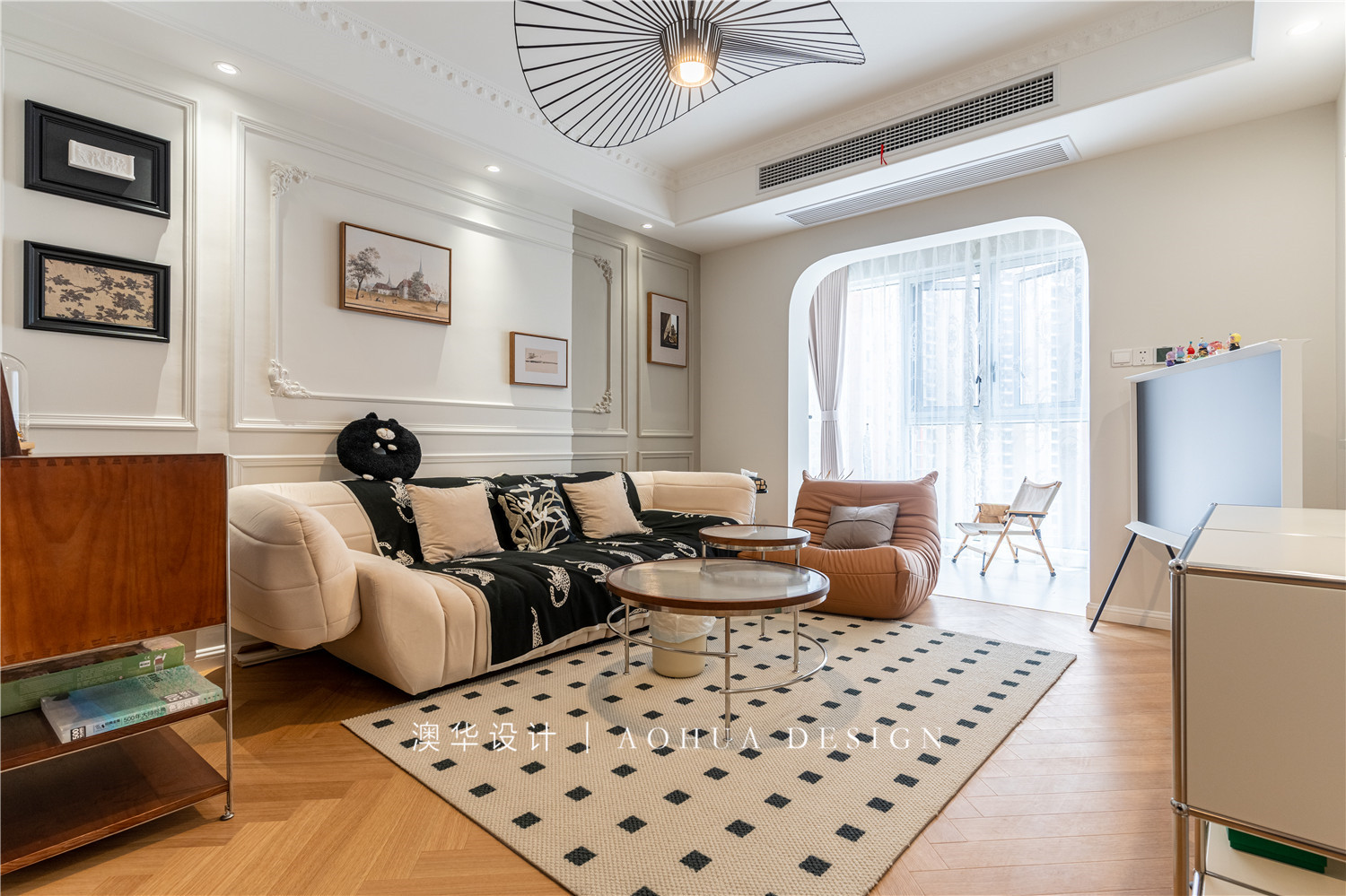 和諧家園93㎡現代法式