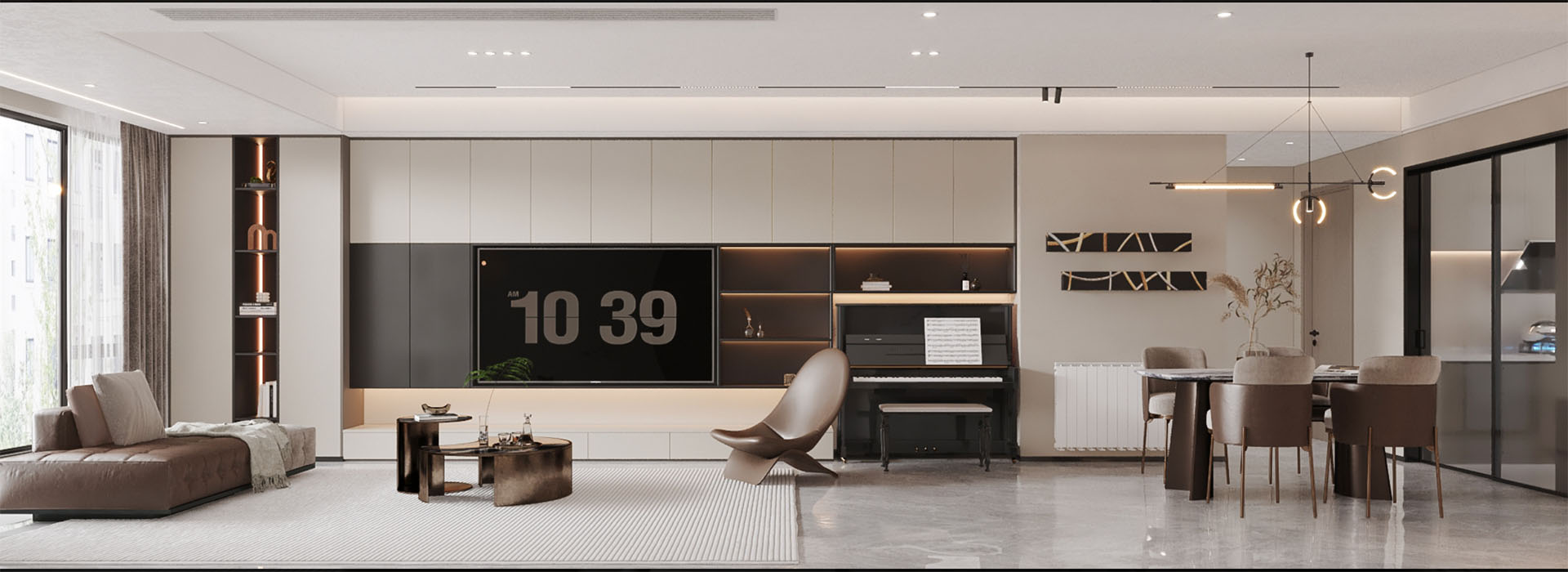 南山縱橫濱江時代148㎡輕奢風