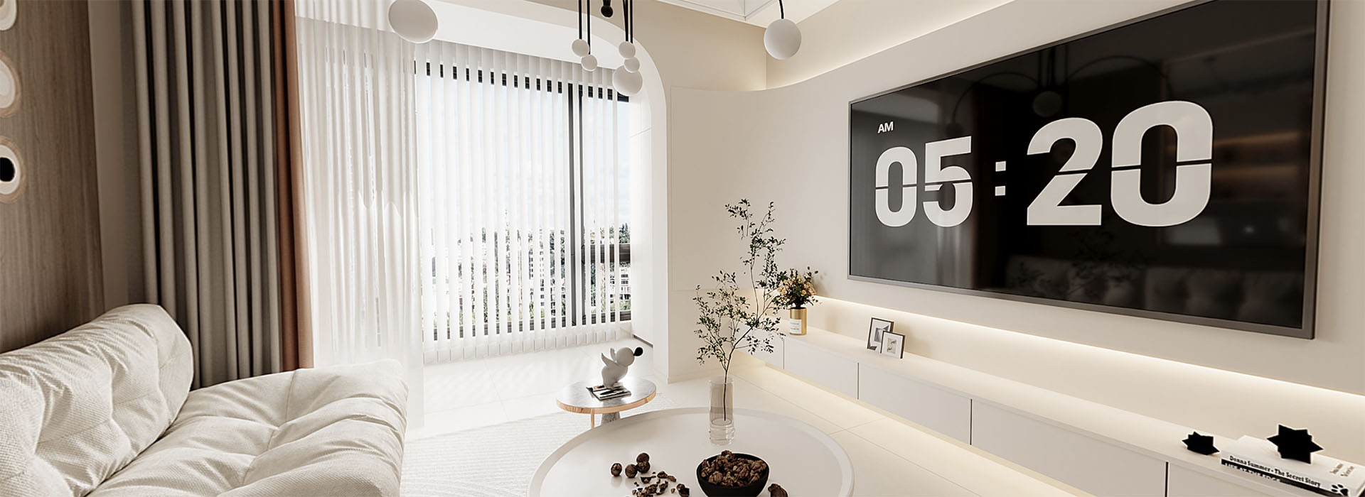 融創(chuàng)玖璽臺(tái)118㎡奶油風(fēng)