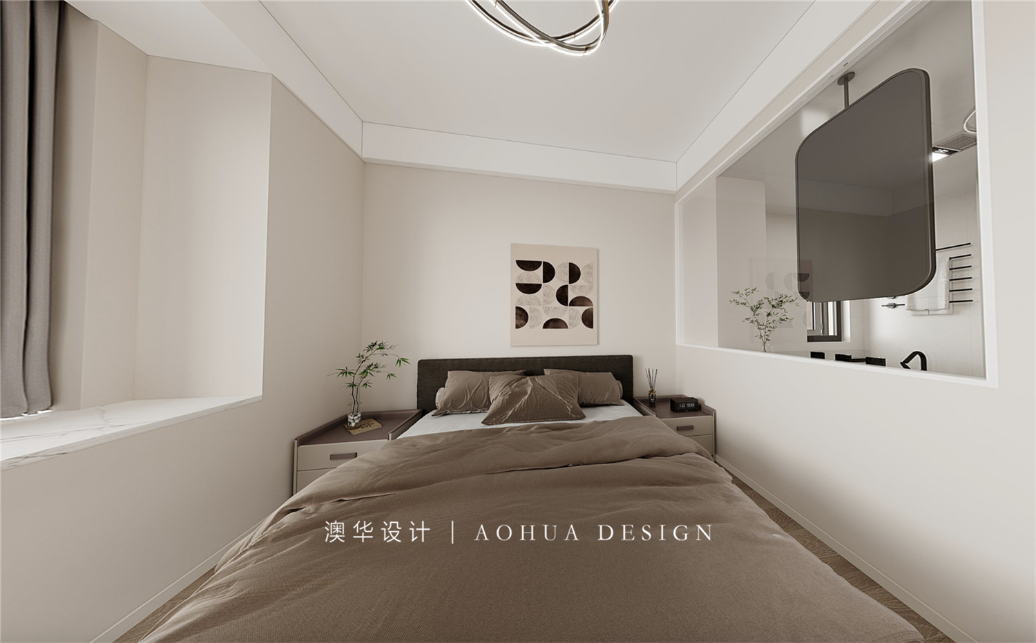 融創(chuàng)玖璽臺(tái)118㎡奶油風(fēng)