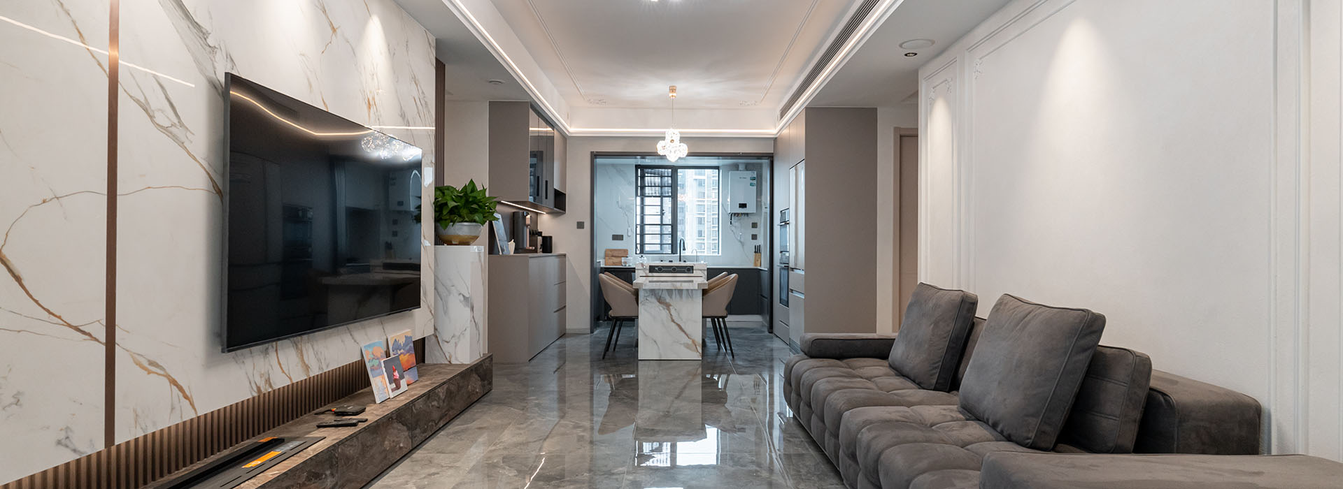 融創玖璽臺132㎡,武漢裝修設計