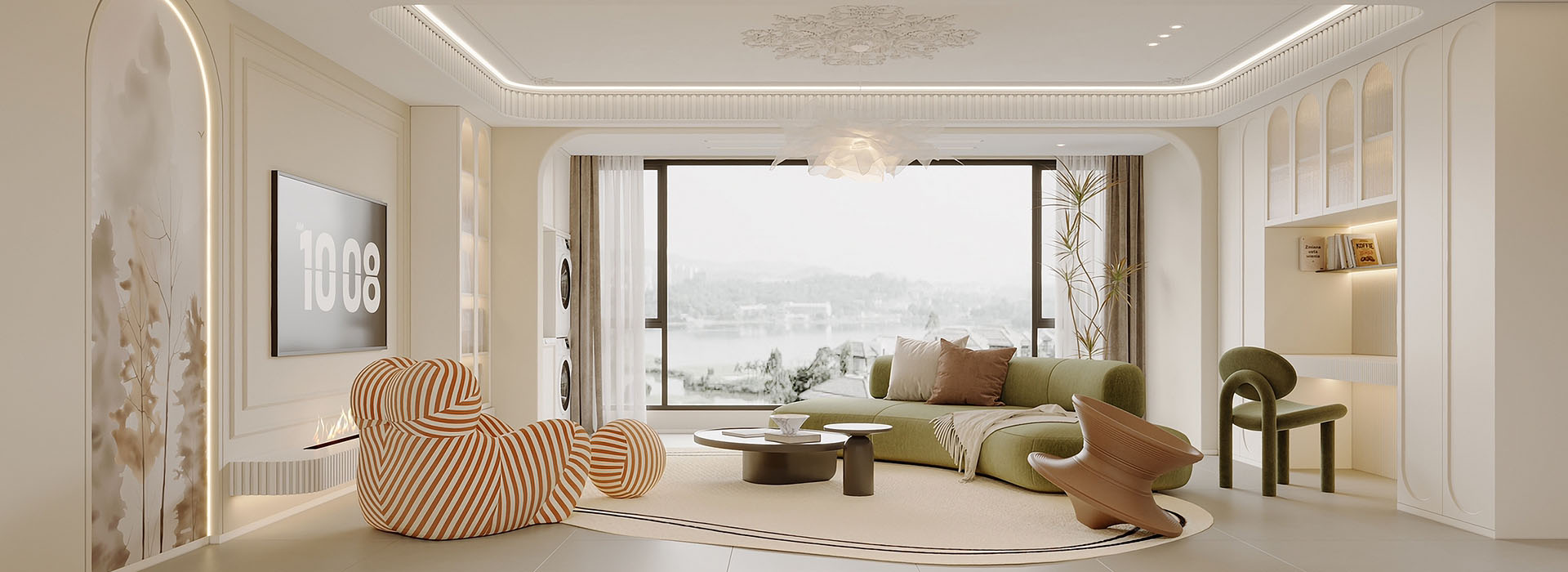 綠地新都會191㎡,綠地新都會裝修效果圖,武漢裝修設計