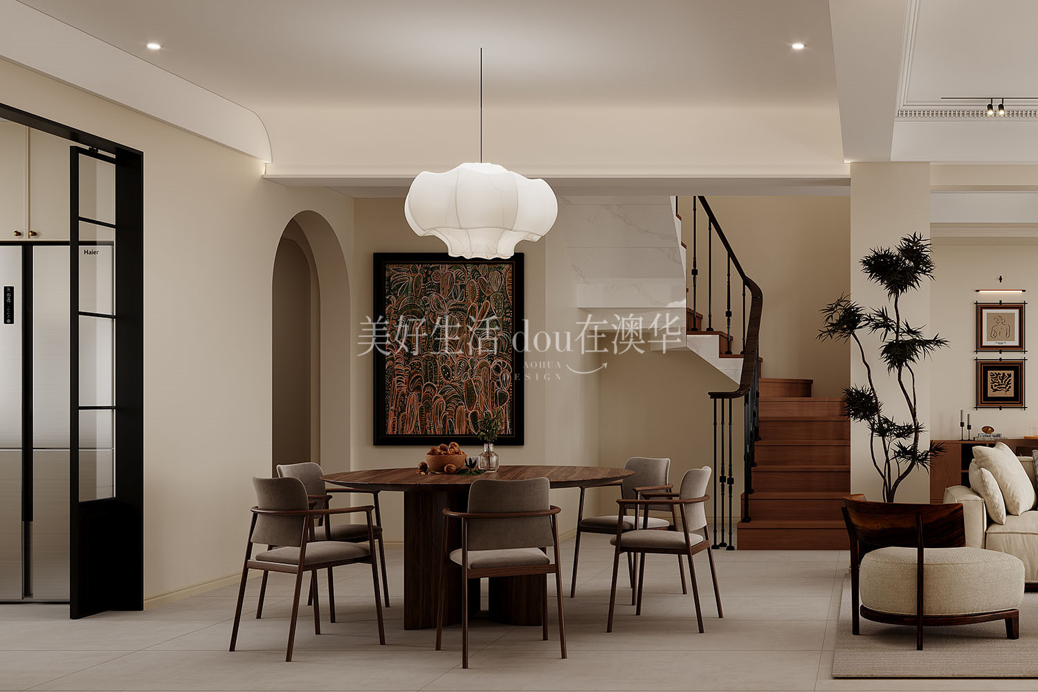 聯投光谷瑞園裝修效果圖,法式中古,武漢室內設計