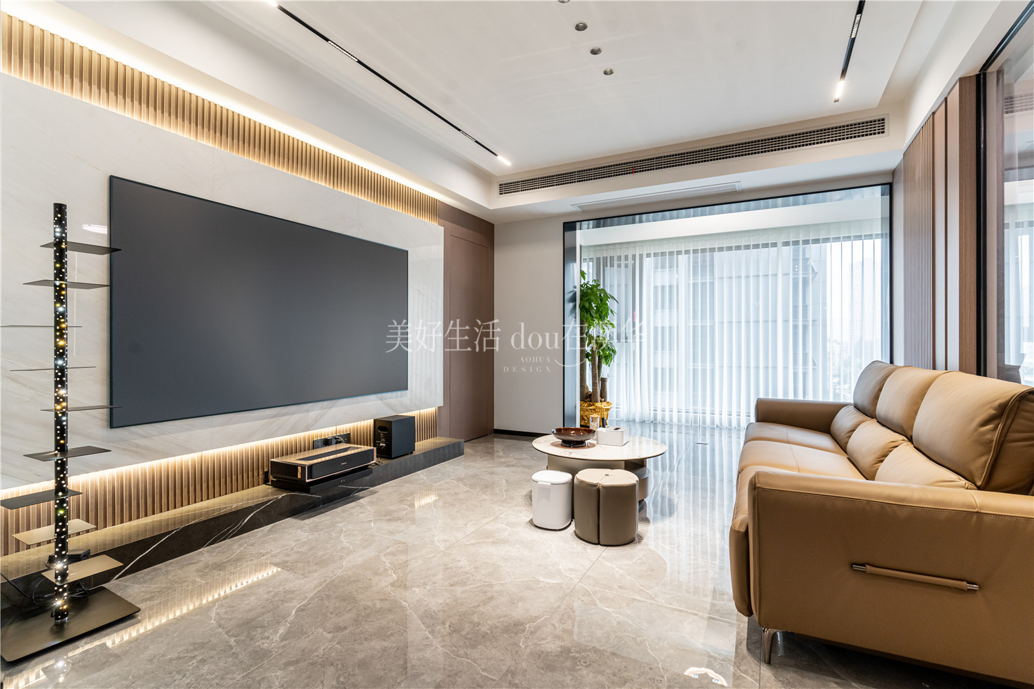 月亮灣壹號裝修,現代風格,武漢室內裝修