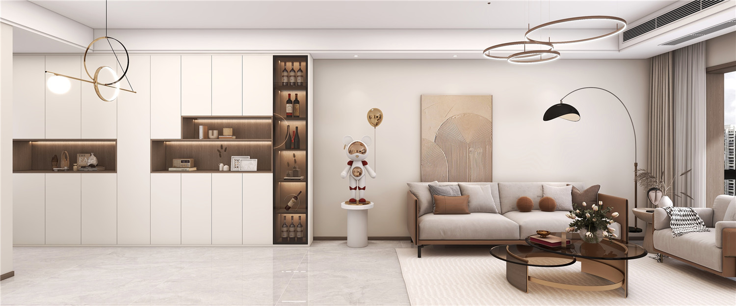 招商一江璟城裝修,現代簡約
