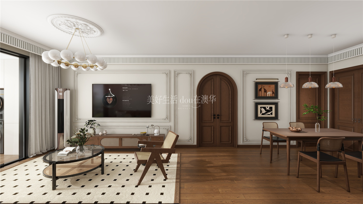 長江委裝修,中古風