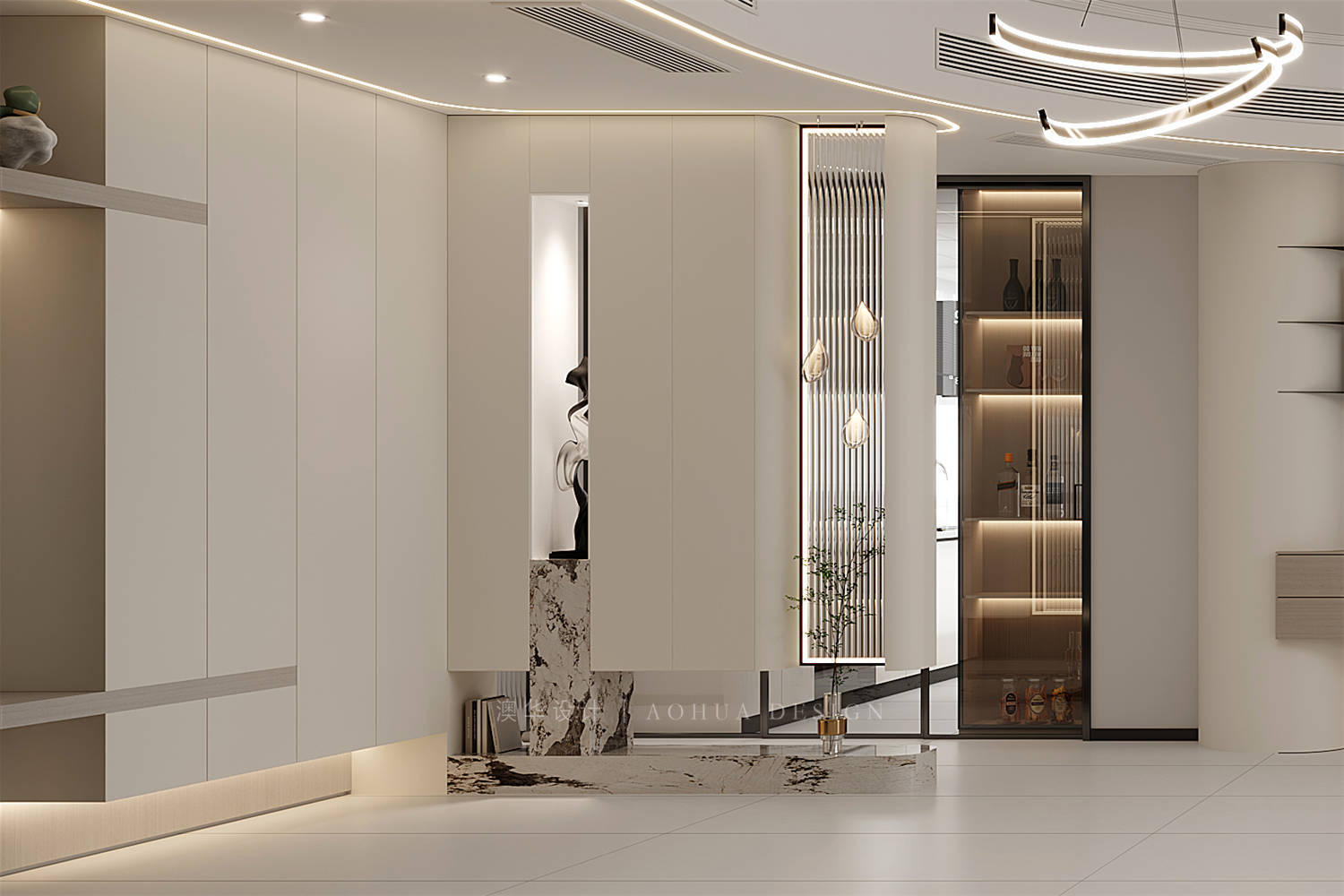 世紀江尚裝修,新中式