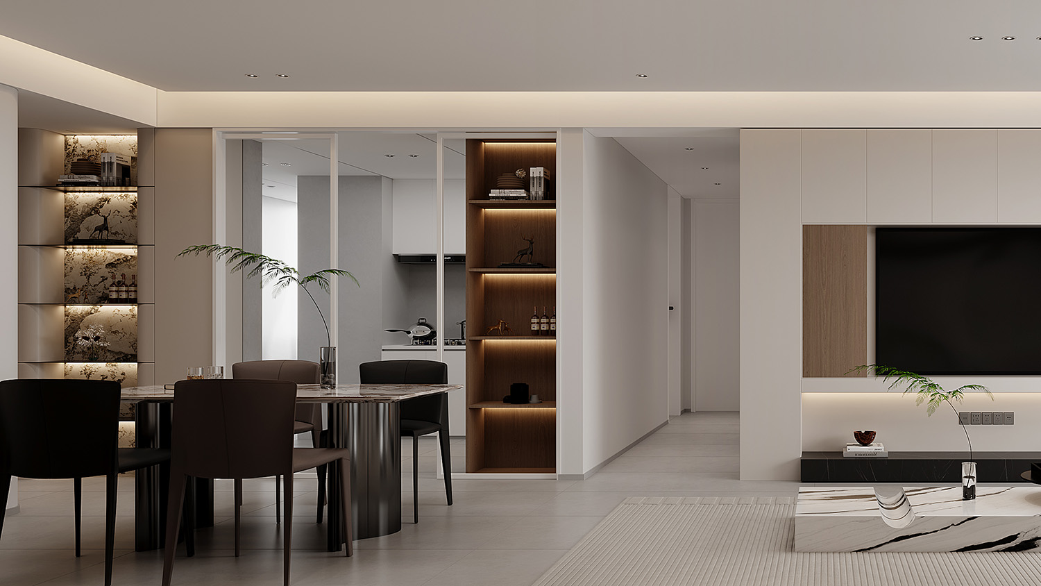 成園小區(qū)裝修,意式極簡