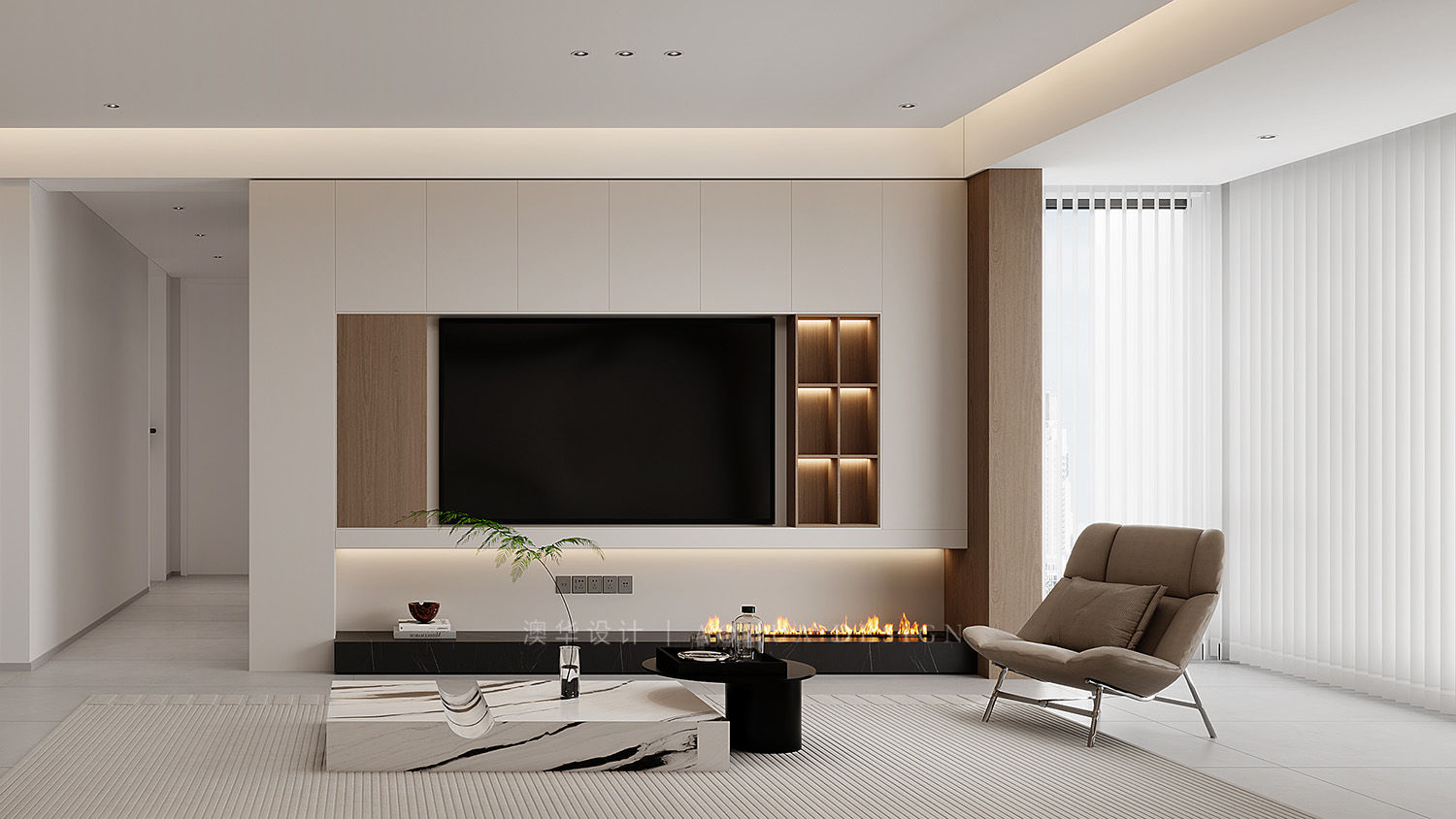 成園小區(qū)裝修,意式極簡