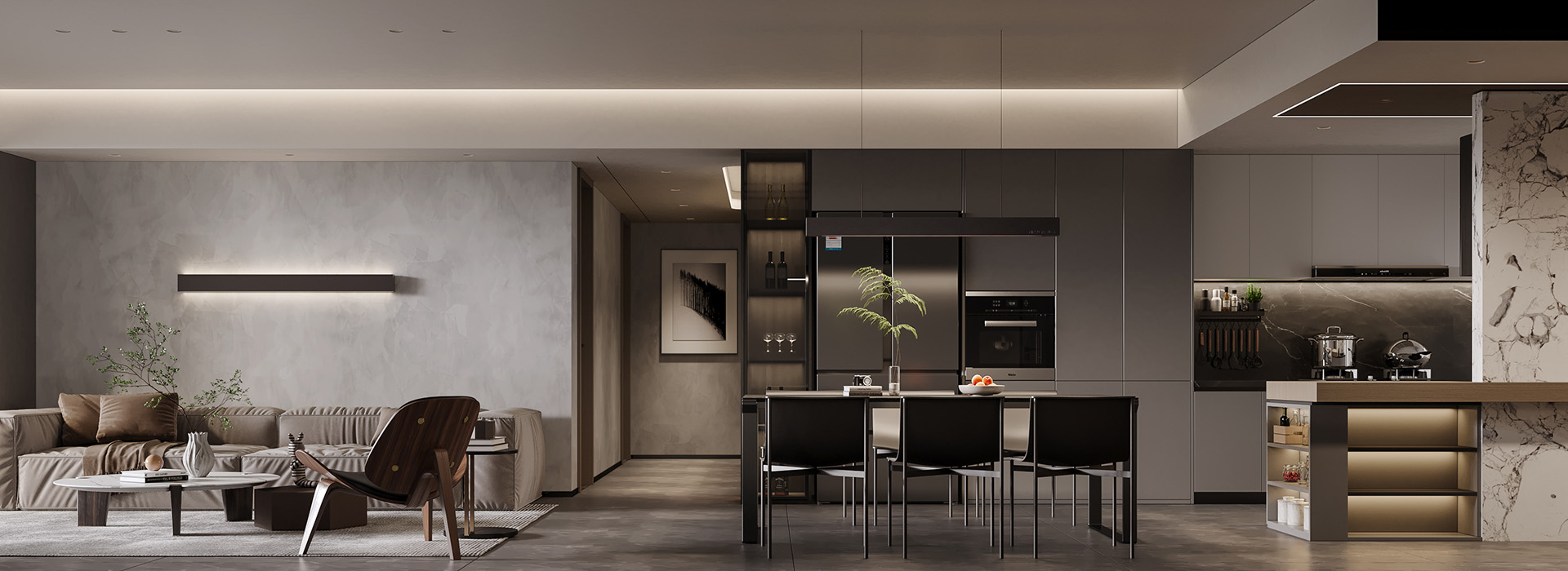 月湖琴聲裝修,現(xiàn)代風(fēng)