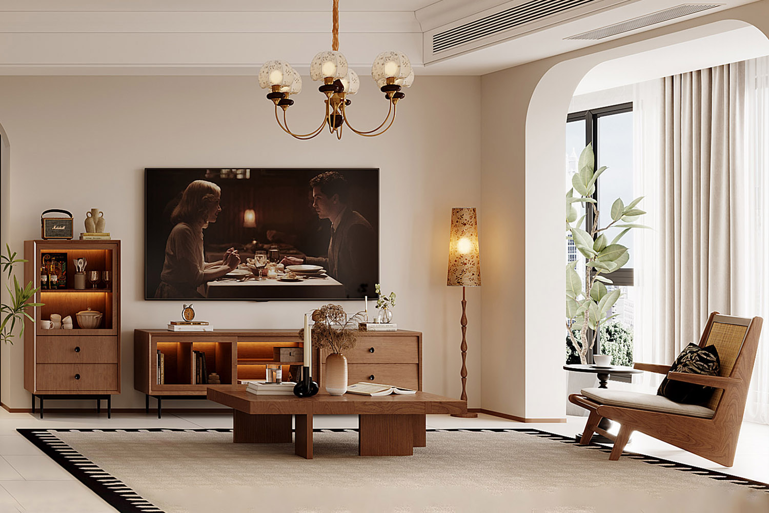 華僑城紅坊裝修,中古風