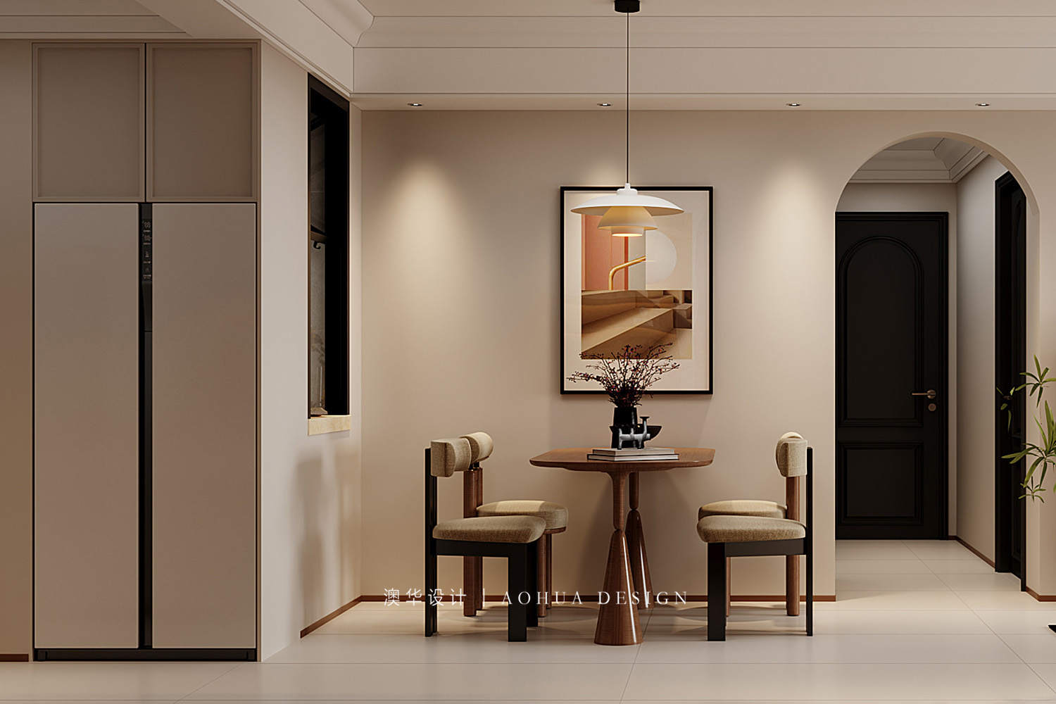 華僑城紅坊裝修,中古風