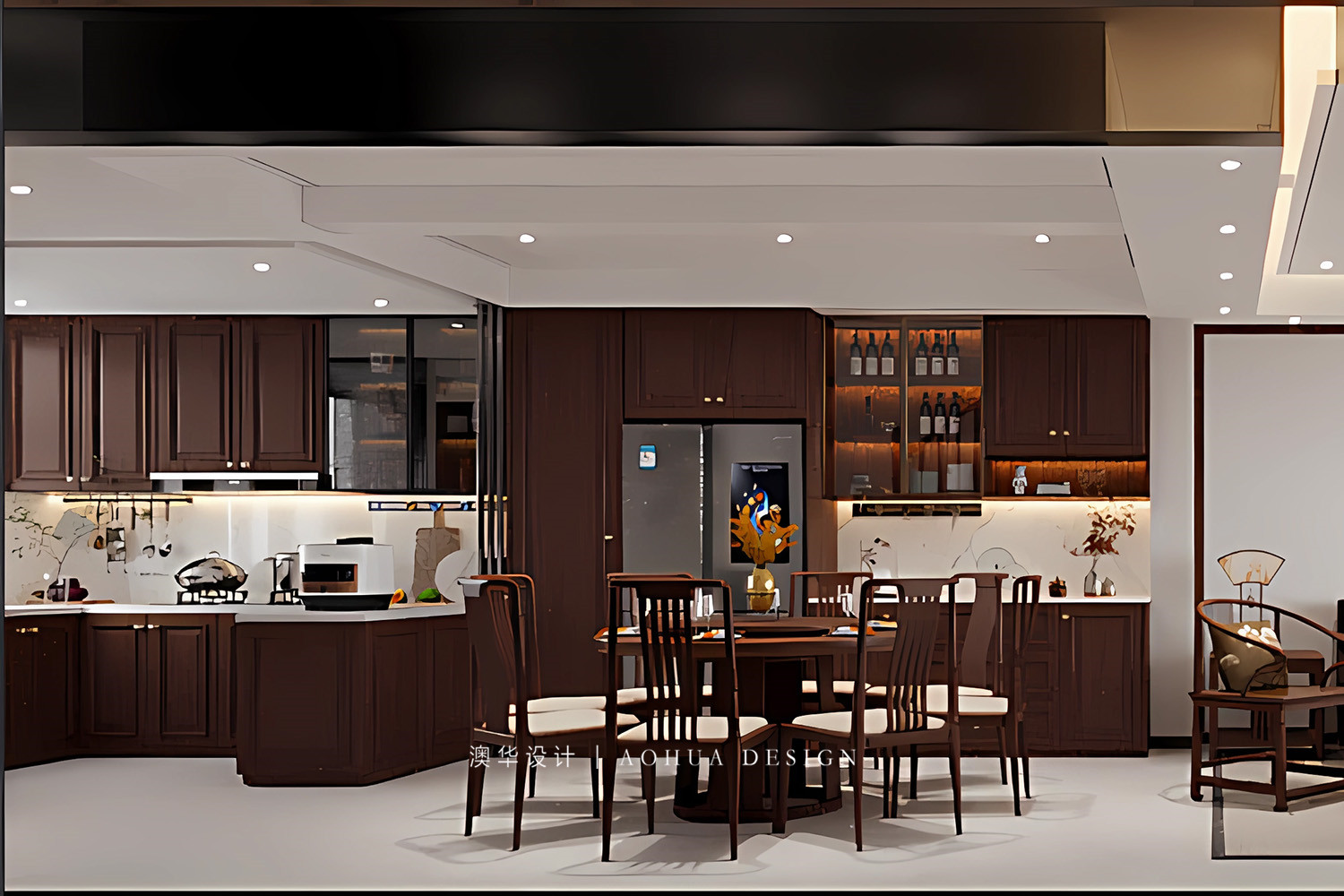 書院世家裝修,新中式風格