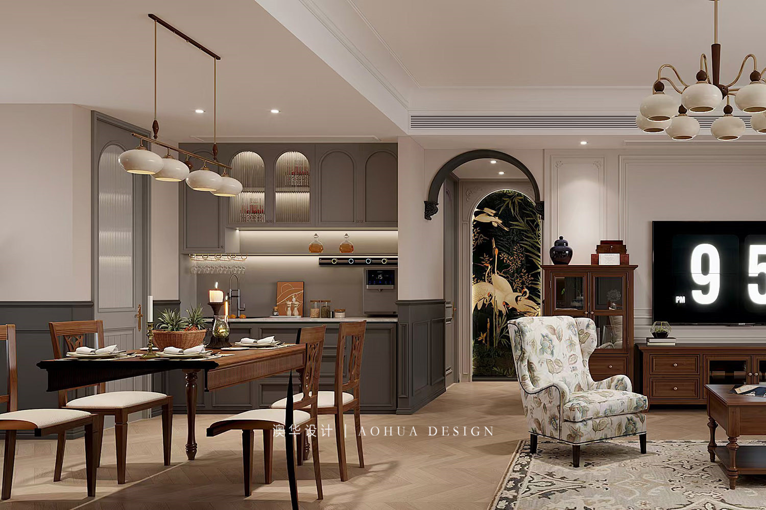 華僑城原岸裝修,美式風(fēng)格