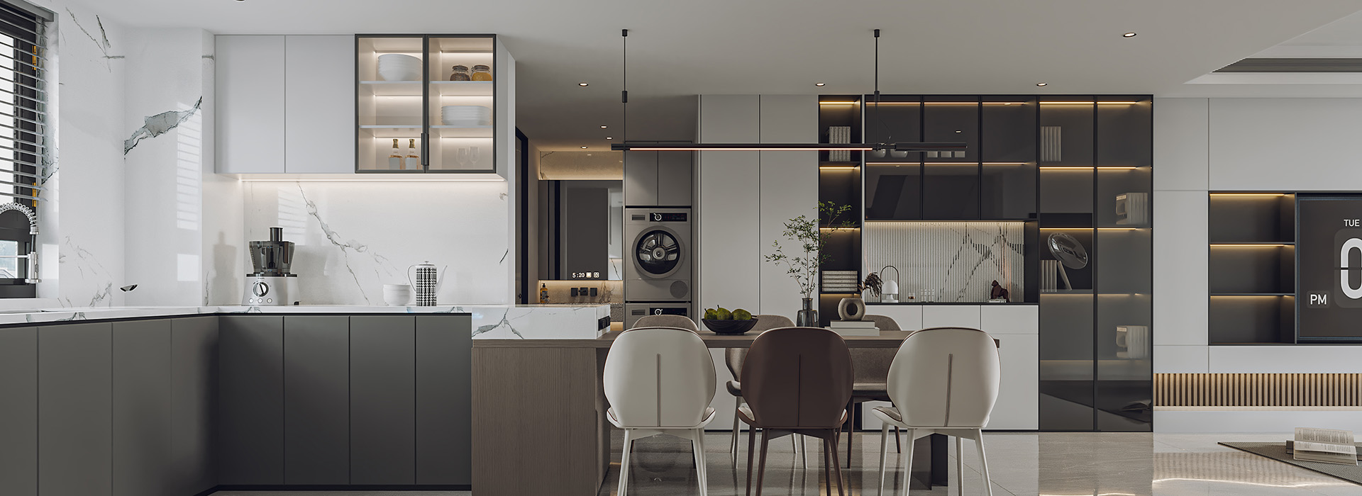 華僑城歡樂天際裝修,現代風格