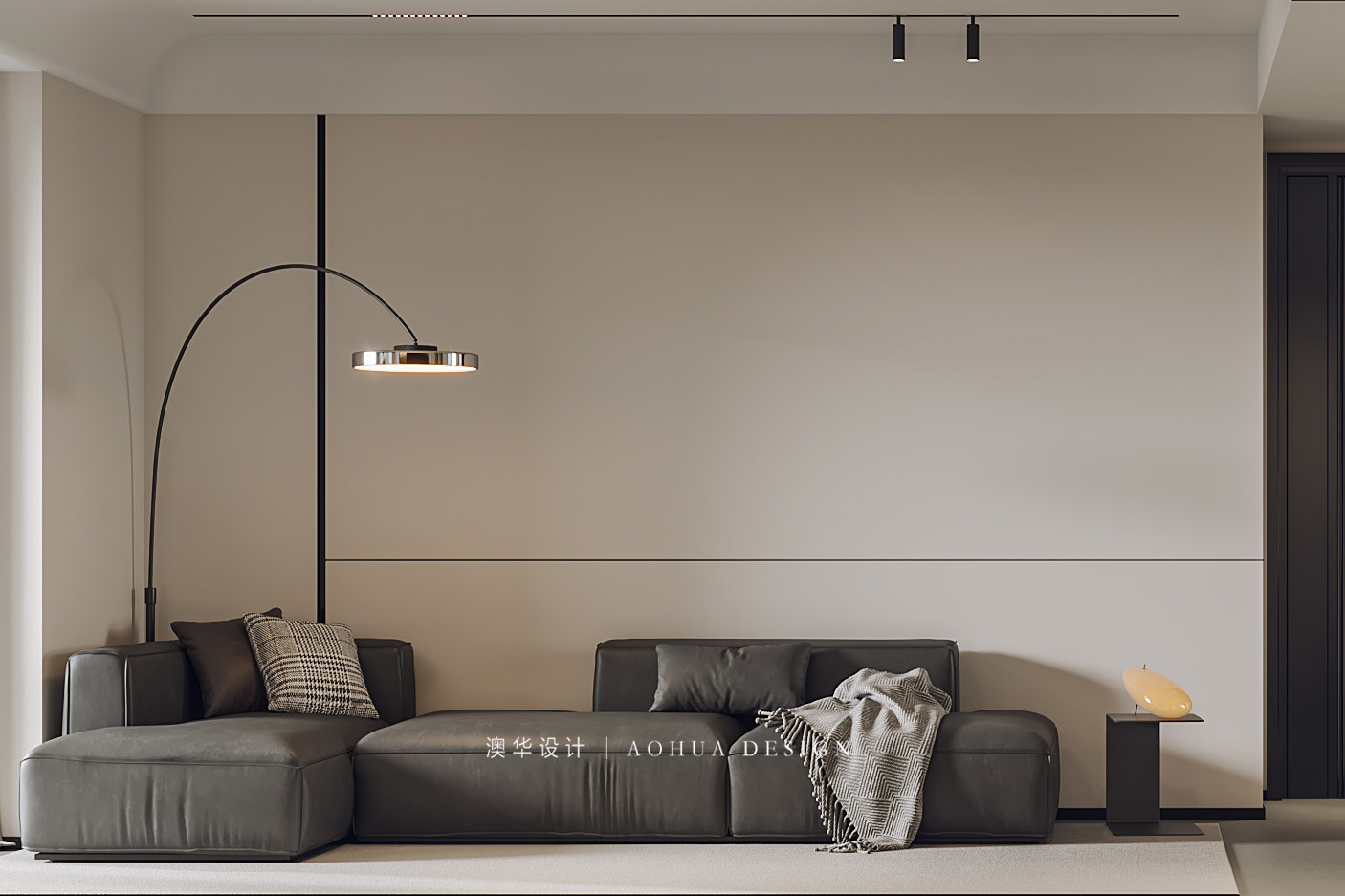 融僑華府裝修,現代黑白灰