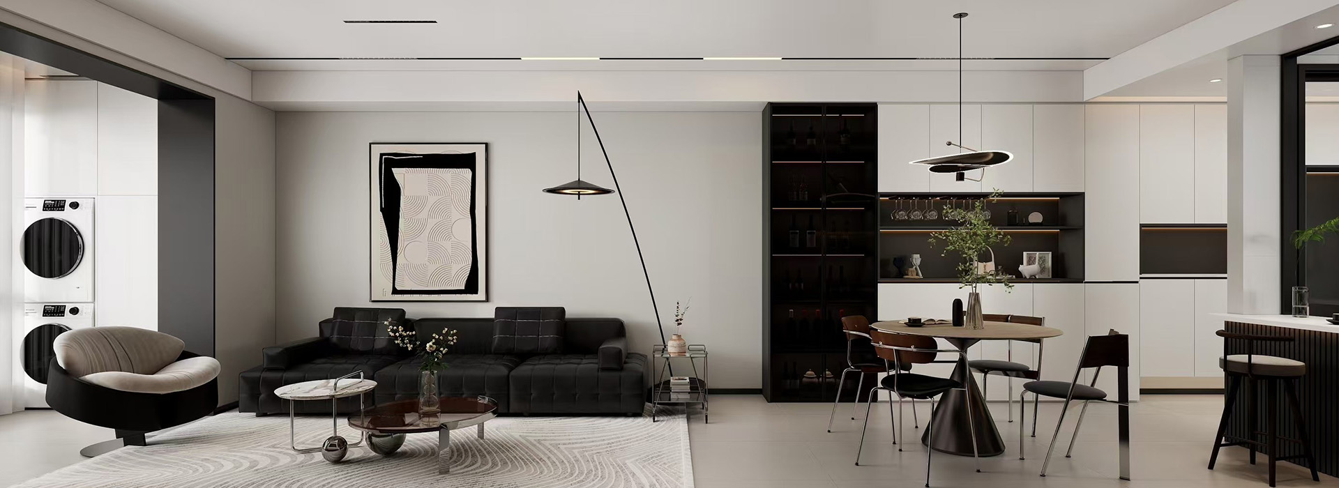 華僑城歡樂天際裝修,現(xiàn)代極簡