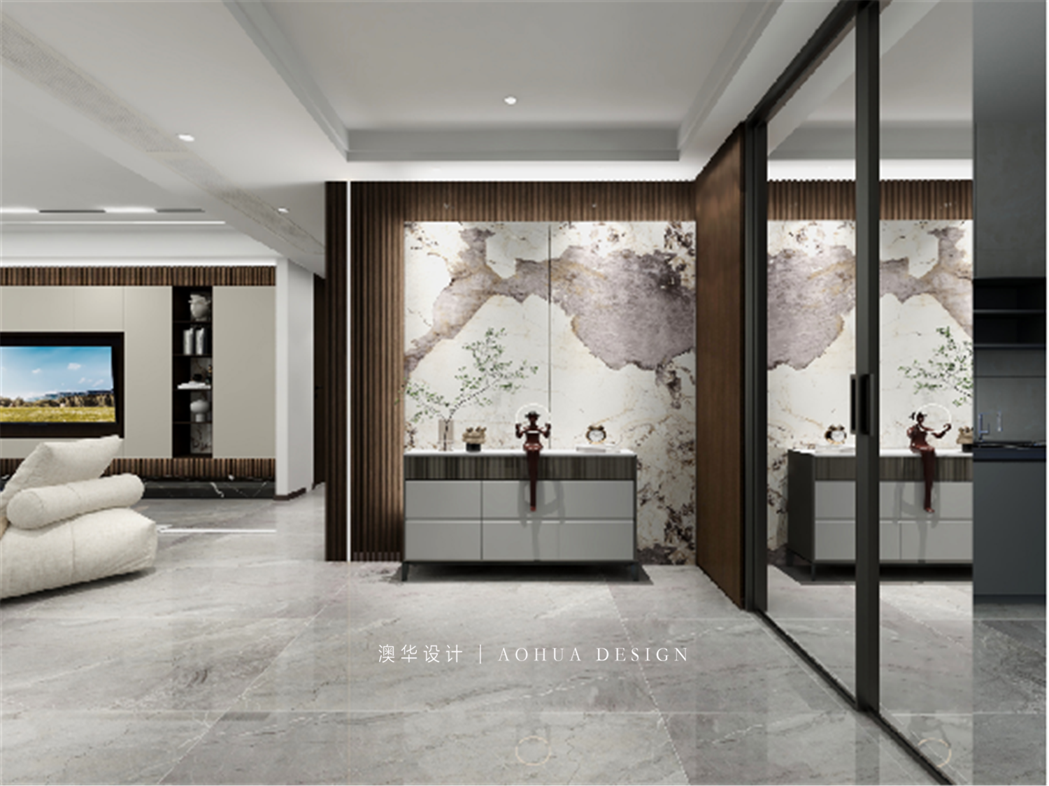 城投翰城裝修,輕奢風