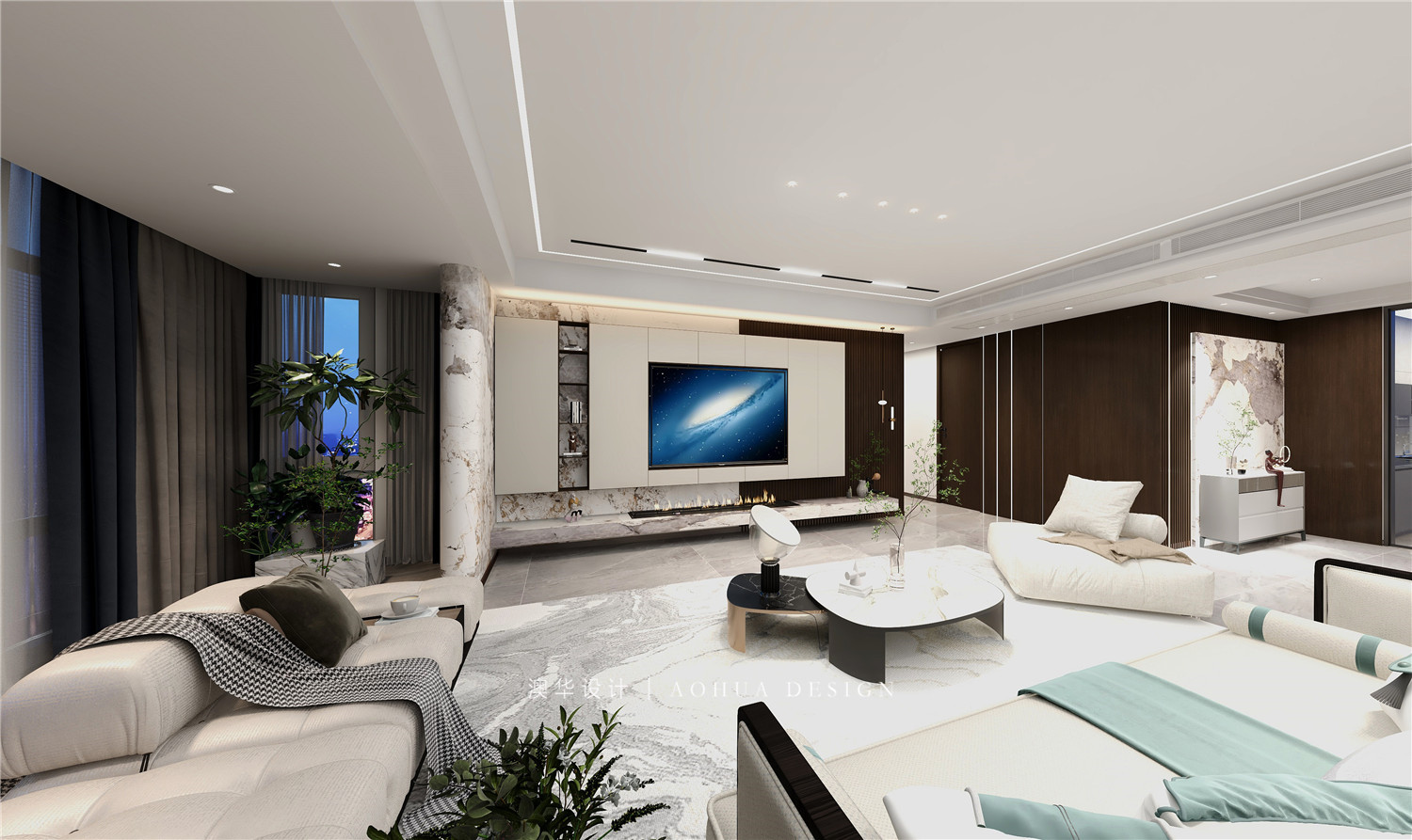 城投翰城裝修,輕奢風