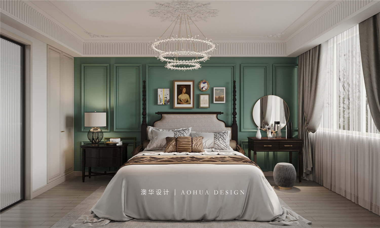 西湖山居裝修,美式風(fēng)格