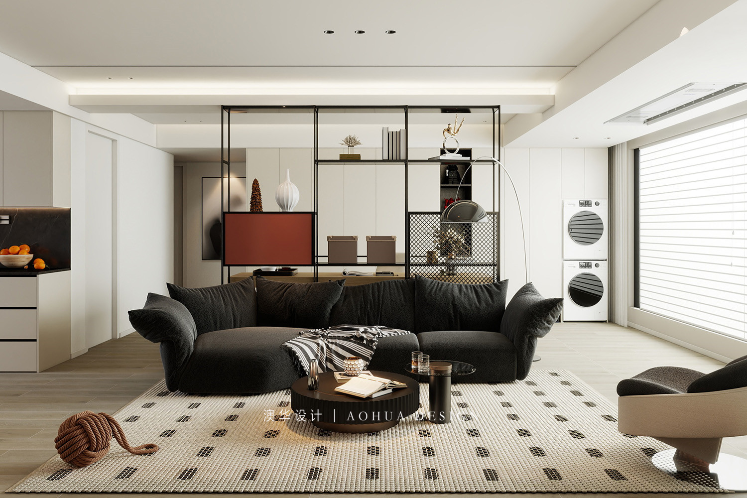 華發都薈天地裝修,現代風格裝修