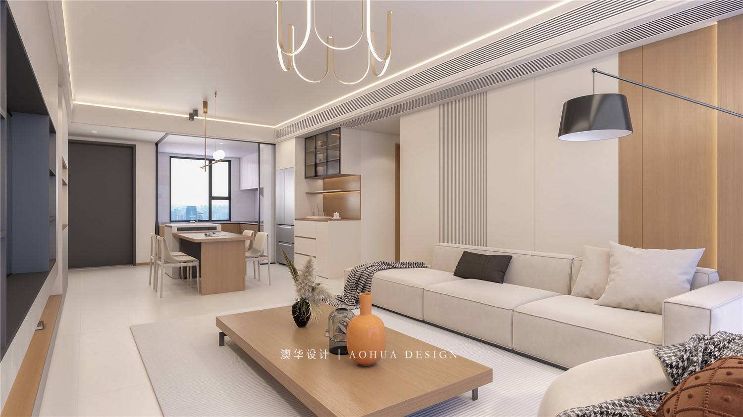 樾景臺(tái)裝修,現(xiàn)代原木風(fēng)格