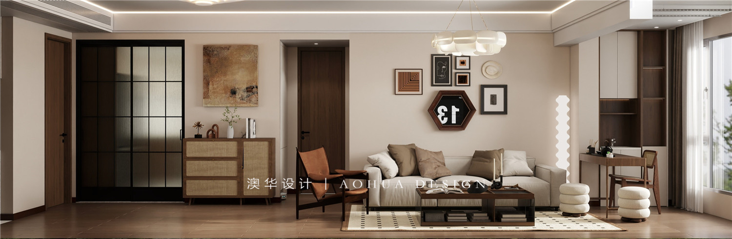 政通菁苑裝修,現代中古風格