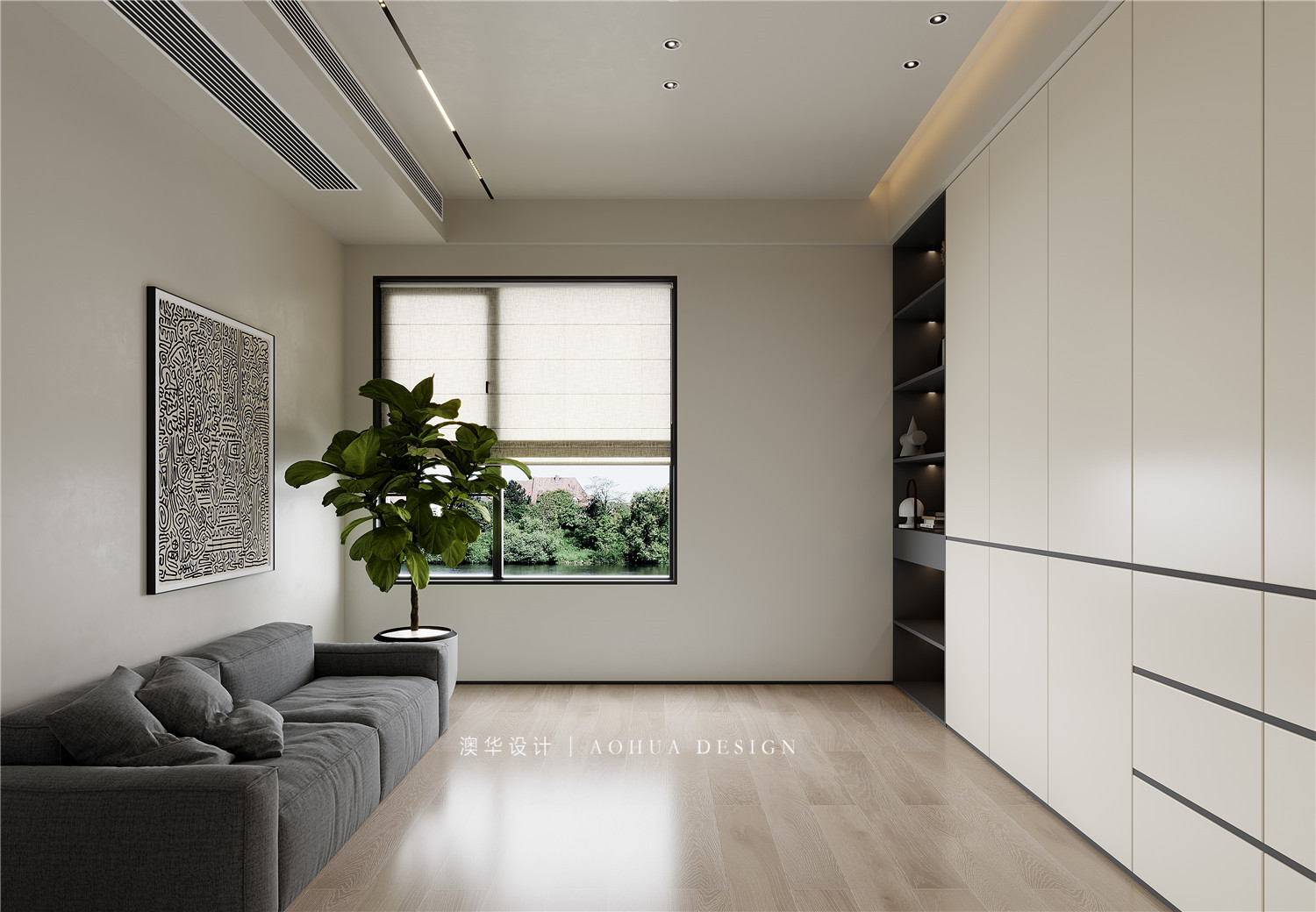 綠地海珀濱江裝修,大平層裝修