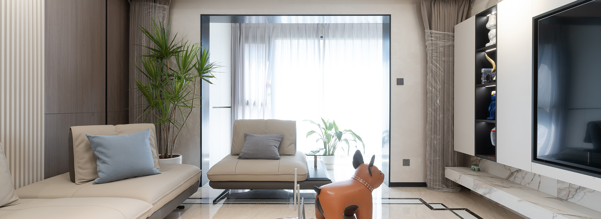 萬科漢口傳奇裝修,現(xiàn)代輕奢風(fēng)格