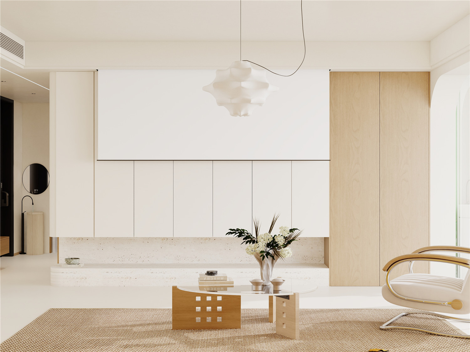 長江華府裝修,原木風格裝修