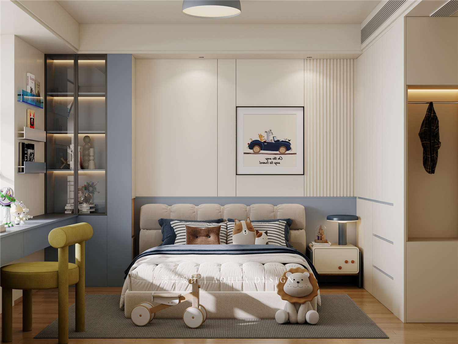 長江華府裝修,原木風格裝修