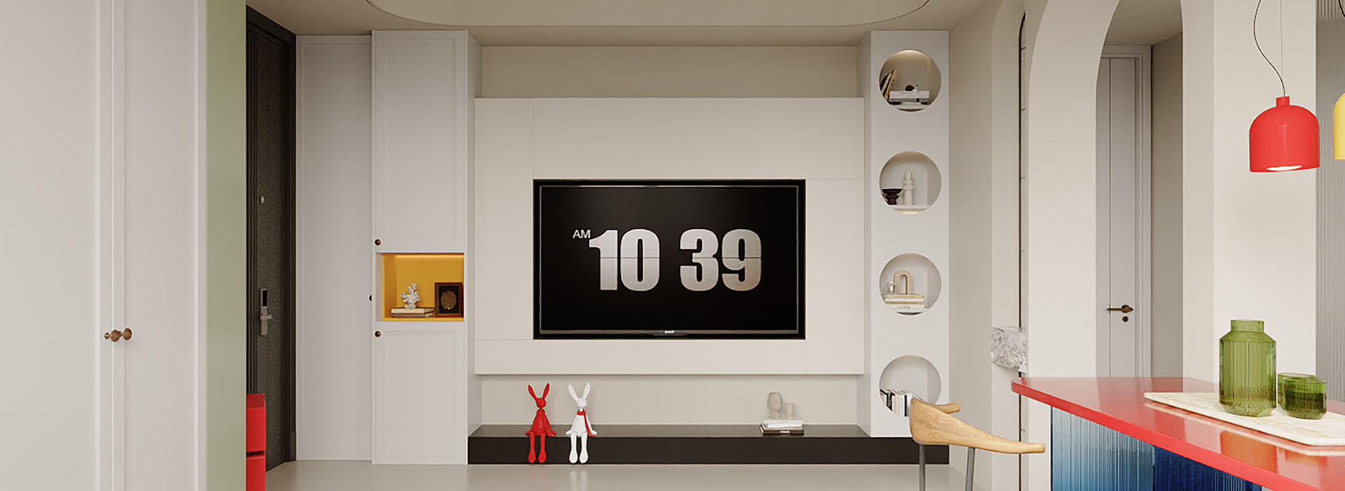 富豪花園裝修,一居室裝修