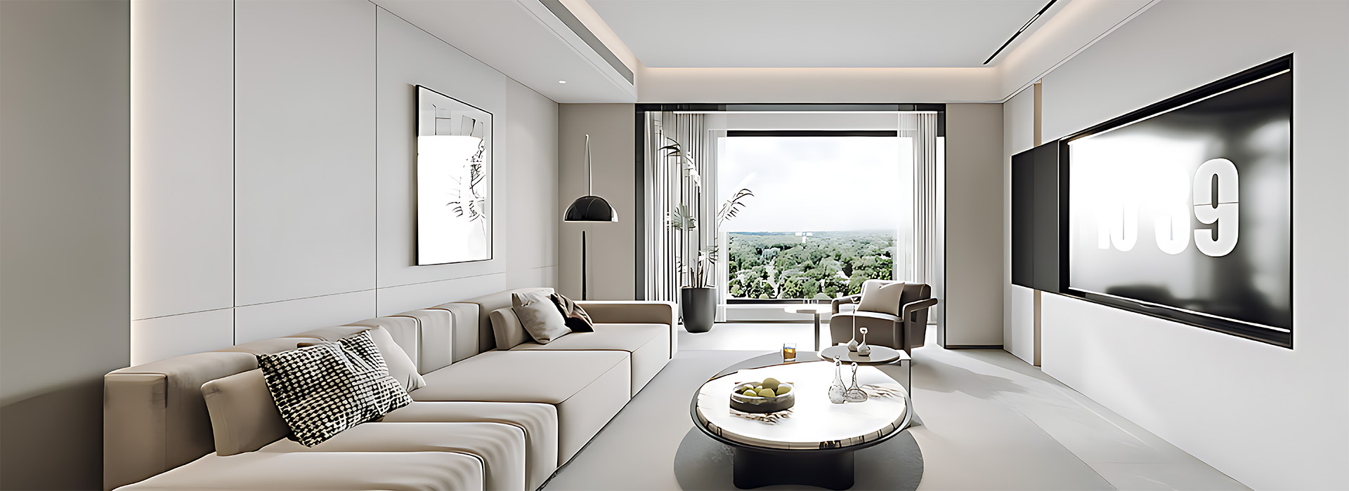 城投聯投江南岸裝修,現代風格設計