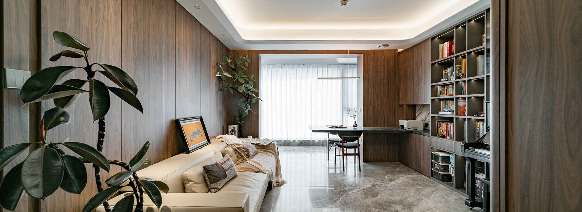 遠洋長江樽裝修,意式簡約風格