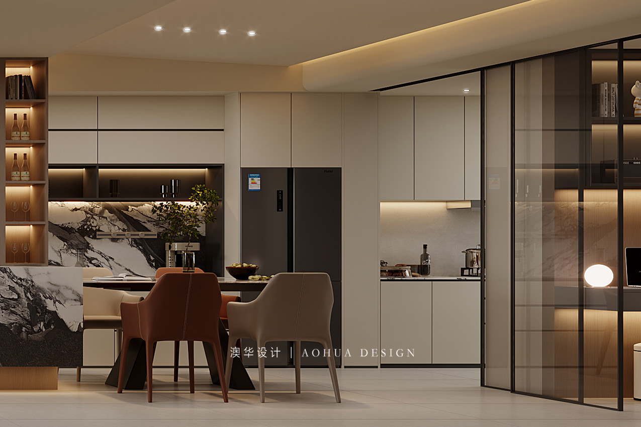 萬達公館裝修,大平層裝修