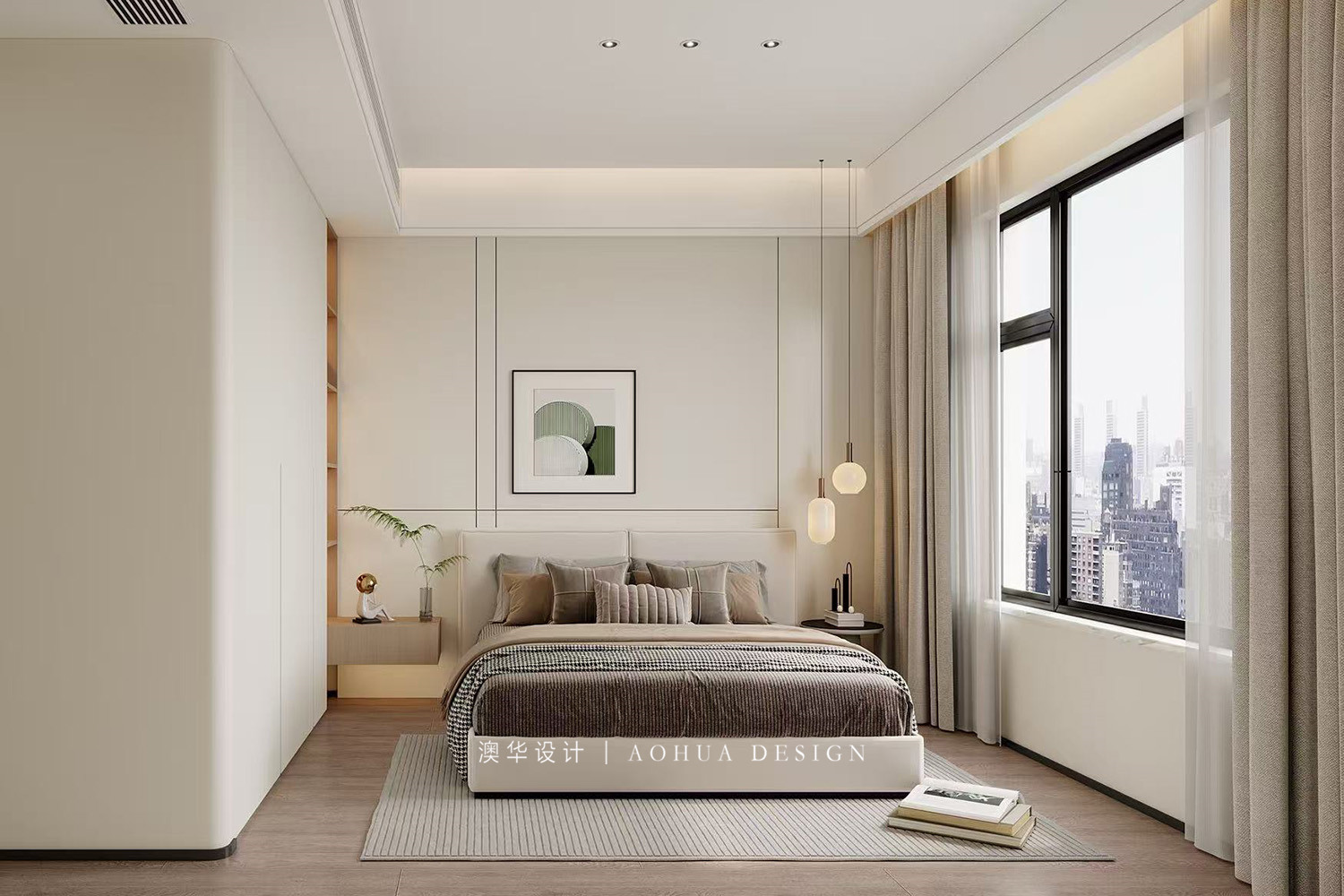 萬達公館裝修,大平層裝修