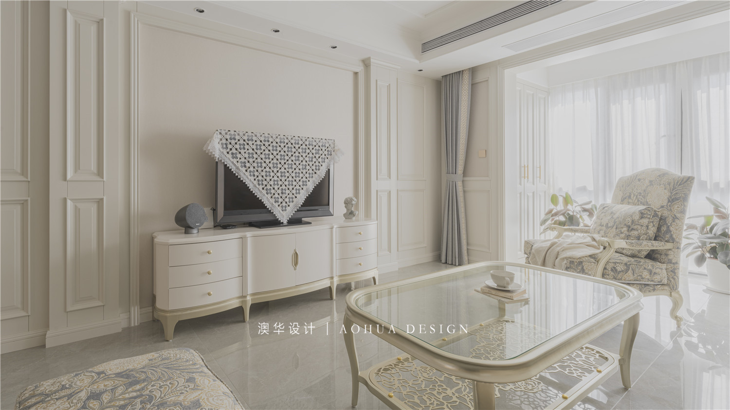 大洲星城裝修,美式輕奢風格