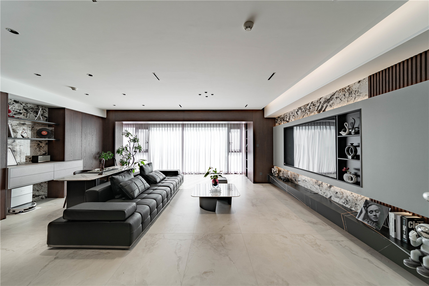 華僑城歡樂天際裝修,意式輕奢風格