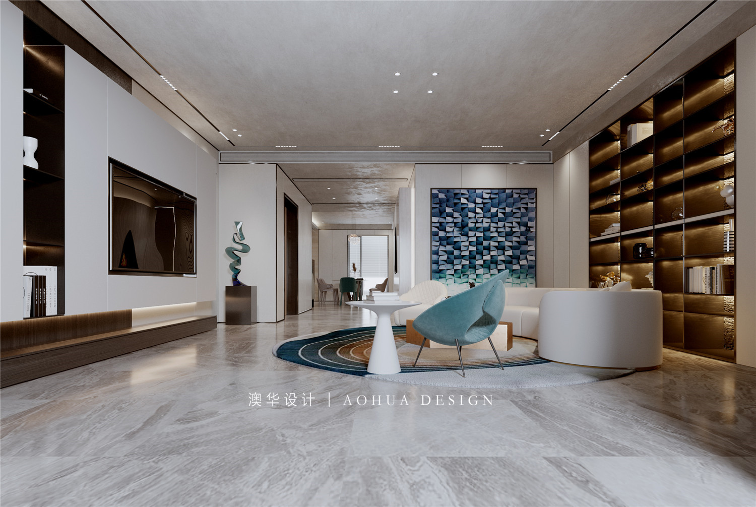 大戶型裝修,意式輕奢風(fēng)格