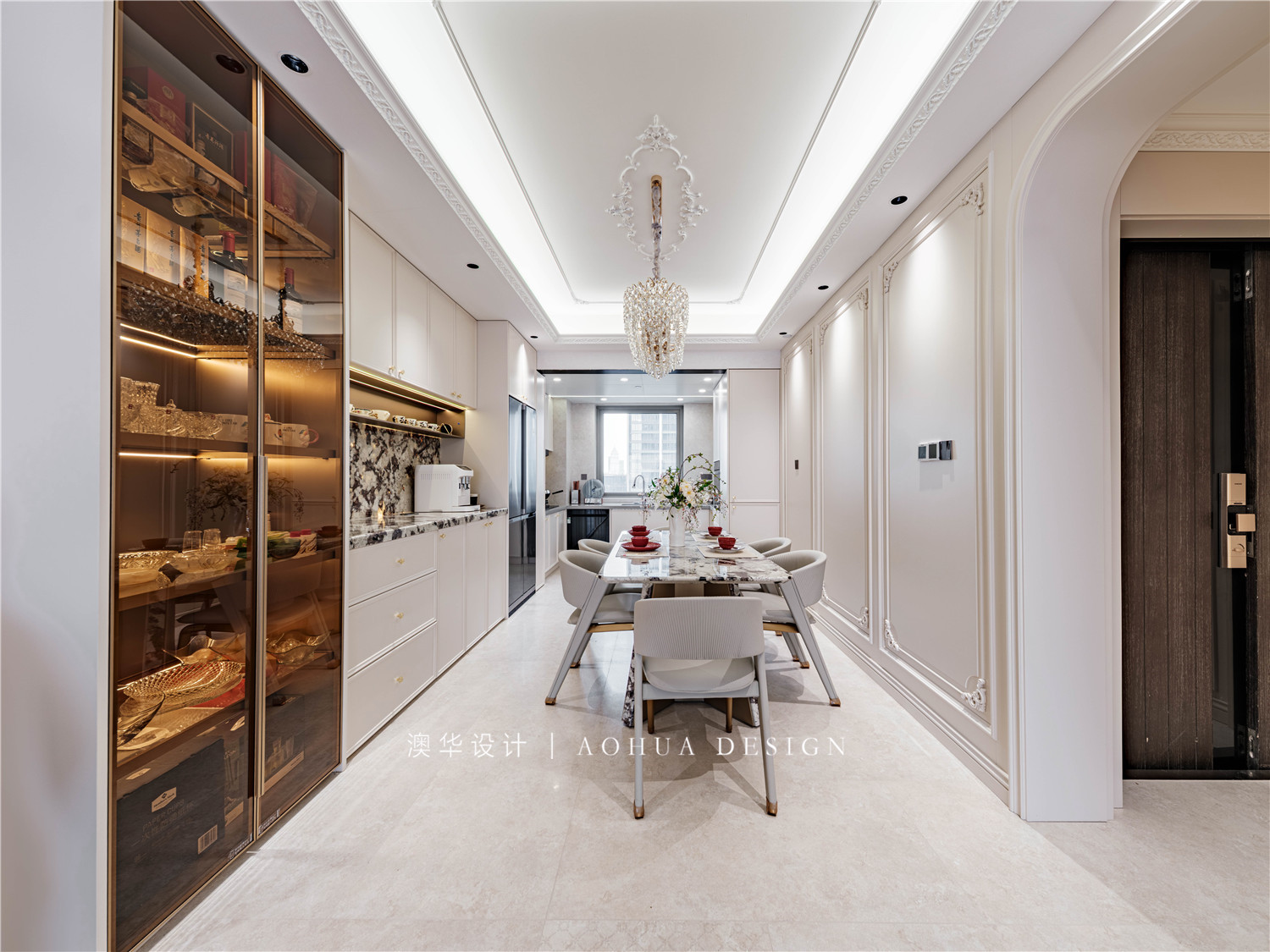 現代法式風格,大平層裝修