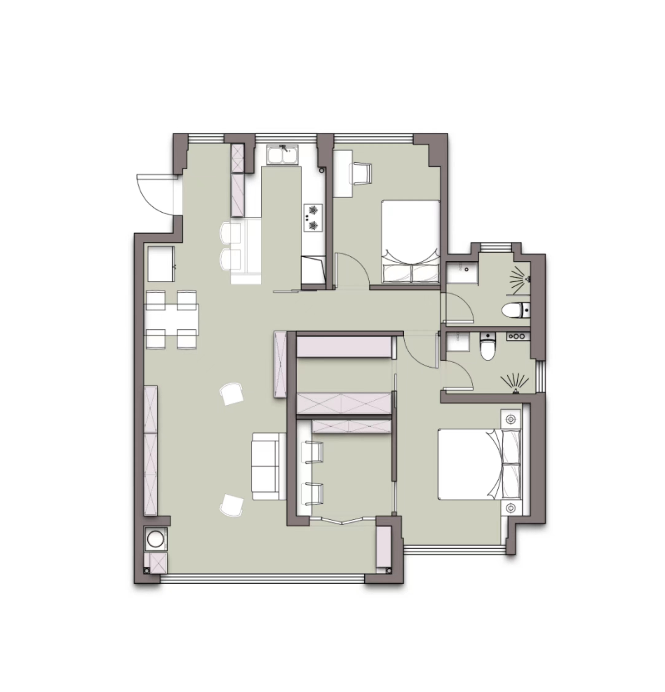 融僑濱江城天域,武漢裝修,武漢裝修設計,武漢室內設計