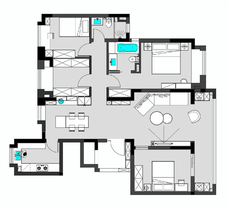融創(chuàng)玖璽臺(tái)143㎡