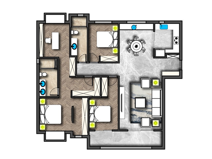融創(chuàng)玖璽臺(tái)191㎡