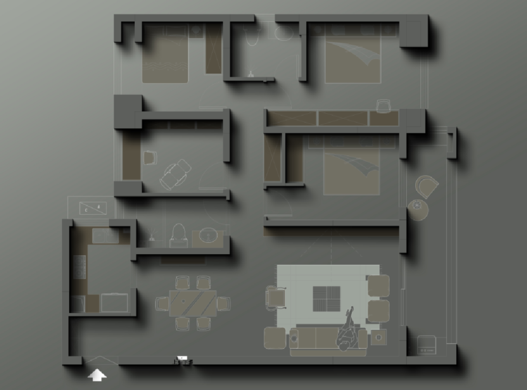 城投聯投江南岸140㎡