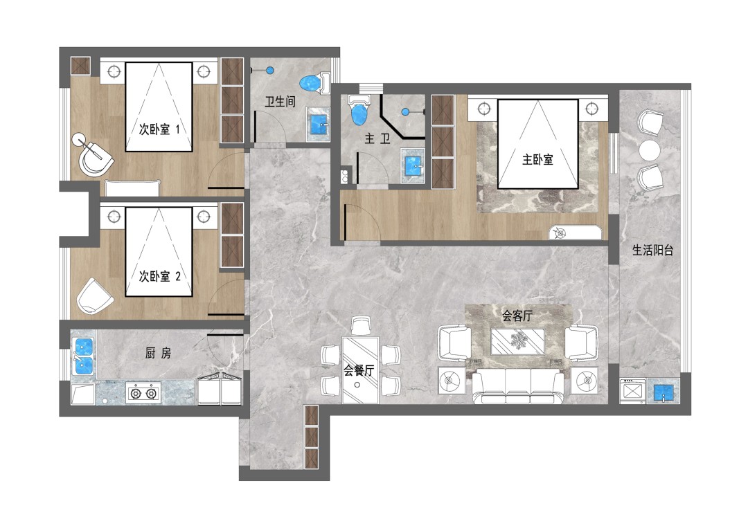 融創臨江府119㎡