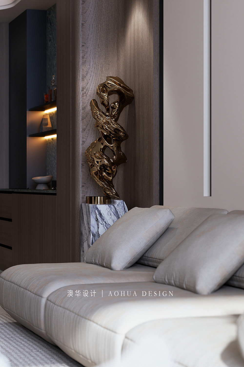 武漢潤府裝修,意式輕奢風(fēng)格